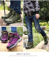 Womens High-Top Hiking Boots Outdoor Climbing Mountain Shoes Non-slip Sports Casual Trekking Boots Waterproof Suede - details 9