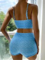 Conjunto de Bikinis de cintura alta para mujer, bañadores trenzados, traje de baño para mujer, microbikinis de realce, ropa de playa a la moda 2023 - details 3