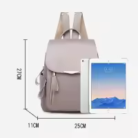 Mochila Oxford de moda para mujer, bolso de hombro impermeable, informal, de gran capacidad, para ir de compras, de viaje, escolar - details 26