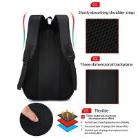 Bolsa Escolar de gran capacidad para estudiantes, mochila informal de Color sólido, Material Oxford, multifunción Simple - details 8