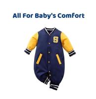 Ropa de béisbol para bebé recién nacido de 0, 3, 6, 9, 12 meses, Footies de manga larga de algodón Boston, ropa para niño pequeño, mono para niño, pijama para bebé - details 0