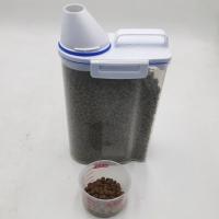 Recipiente de Almacenamiento de Plástico para Alimentos de Mascotas con Capacidad de 1.5kg/2kg con Taza de Medición a Prueba de Humedad y Sellado Accesorios para Mascotas - details 8