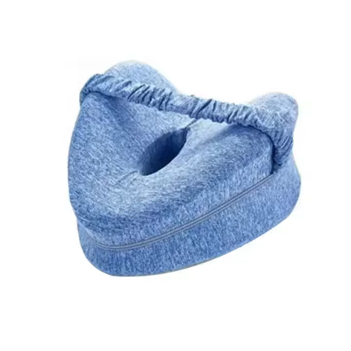 Almohada para piernas Almohada para rodillas para personas que duermen de lado Almohadas para piernas para dormir Cojín para rodillas para dormir Adecuado para aliviar el dolor de espalda y rodilla Funda extraíble y lavable - 1