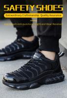 Zapatos De Seguridad Para El Trabajo Con Cojín De Aire Para Hombre Y Mujer, Zapatillas De Trabajo Transpirables, Con Punta De Acero, Calzado Protector De Seguridad Antiperforación, Verano - details 1