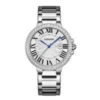 Calado falso reloj mecánico hombre luminoso calendario resistente al agua - details 0
