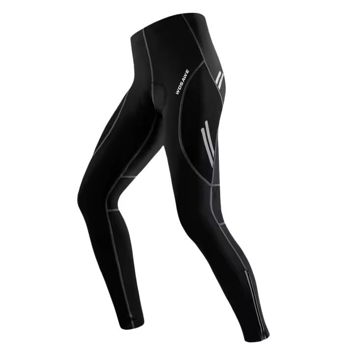 WOSAWE Pantalones de Ciclismo para Hombres Secado Rápido, Elástico, Transpirable, Cojín de Silicona, Listo para Uso al Aire Libre y en Carretera - 1