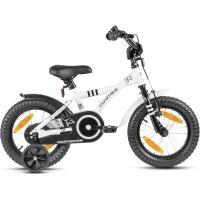 Bicicleta niño 4 años Bicicleta niña 4-6 años 14 Pulgadas Bici niños - Infantil con Pedales ruedines y Freno contrapedal Blanco - details 1