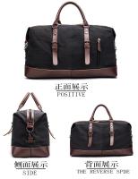 Bolsas de viaje de cuero de lona originales para hombres, bolsa de equipaje de mano, bolsa de lona, bolso de viaje grande, bolsa de fin de semana, envío directo - details 17