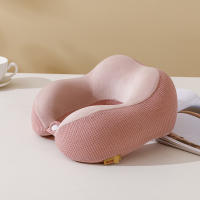 Almohada de viaje – Almohada de cuello para viajes, almohada de apoyo portátil de espuma viscoelástica, cómoda y ligera, paquete rápido para camping, cojín de descanso para dormir - details 1