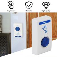 Timbre portátil de seguridad para el hogar, timbre inalámbrico con batería, 32 canciones de sintonización, Control remoto, alcance de 100M - details 7