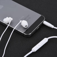 VAORLO In-Ear 3.5mm Wired Sleep Earphones With Microphone Noise Cancelling Hands-Free Calls Support Help you relax For Phone Mp3 - details 1