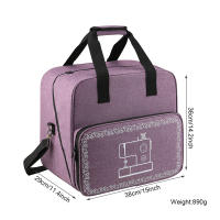 Bolsa de gran capacidad para máquina de coser, portátil, almacenamiento para hilos de coser y bordar, organizador de tela Oxford, bolsa de mano, almacenamiento - details 1