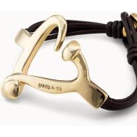 Pulsera de cordón UNOde50 con tachuelas de corazón, joyería de la suerte para mujeres y niñas - details 2