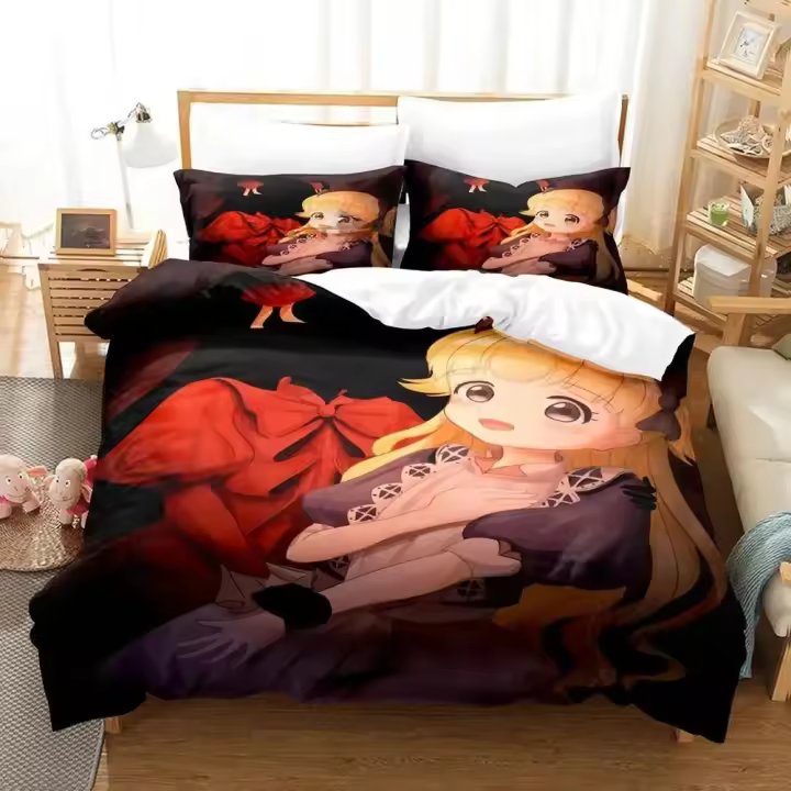 Juego de Ropa de Cama SHADOWS HOUSE Material de Poliéster Tamaño de Cama Sencilla, Doble, Rey - 1