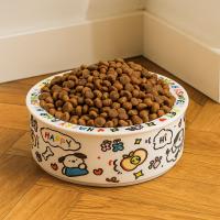 Cuenco de cerámica para gato con diseño antivuelco, resistencia a altas temperaturas, protección Cervical, cuenco de comida para gato, cuenco de agua potable para perro de dibujos animados - details 6