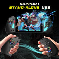Joy-pad inalámbrico con luces RGB de 8 colores para Switch/Lite/OLED, con programable/Turbo y vibración - details 3