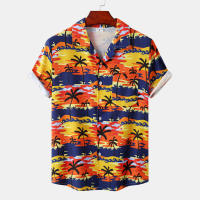 Camisa de manga corta para hombre, Camisa ajustada con estampado de flores fragmentadas, serie CS, primavera y verano, 2024 - details 57