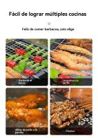 Barbacoa carbon portatil plegable al aire libre viajar Camping - details 1