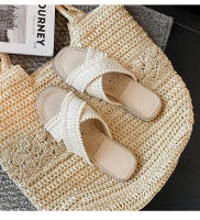 Sandalias De Pescador Tejidas Con Hierba Verano Para Mujer Nuevo Plano Sanya Nicho De Vacaciones De Viaje Zapatos Romanos Franceses - details 16