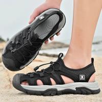 Sandalias Hechas a Mano para Hombre Transpirables, Antideslizantes, Adecuadas para Exteriores, Resistentes a la Desgaste, Zapatos de Sendero - details 8