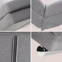 Sillón Ergonómico de Salón Oficina 180Kg Tela Gris - details 3