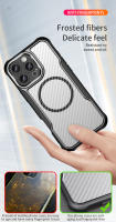 KEYSION-funda a prueba de golpes MagSafe para iPhone, 13, 12, 11 Pro Max, SE 2022, 2020, protección de cámara, textura de fibra de carbono - details 2