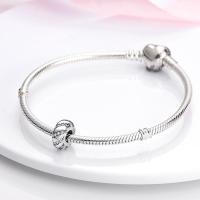 Encanto de Cuentas de Plata de Ley S925 100% Originales para Mujer Joyería DIY Material Principal de Zirconio Pulsera Ajuste de 3mm - details 2