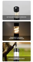 Luz LED Retro multifuncional para acampar, luz ambiental tipo C recargable por USB, 4 modos, impermeable para pesca y Camping - details 8
