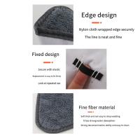 Paño de microfibra triangular para limpieza de vidrio, almohadillas de repuesto para mopa, 10 piezas - details 1