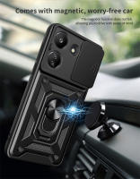 Funda de Armadura para Xiaomi Redmi 13C 4G Soporte Magnético para Coche Electrónica Accesorios - details 2