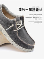 Dude Same Canvas Casual Zapatos de conducción de tela Lefu para hombre grandes - details 7