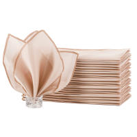 Pañuelos de Comedor de Sátin Suave 100Pcs Cuadrados 30x30cm para Bodas y Fiestas - details 10