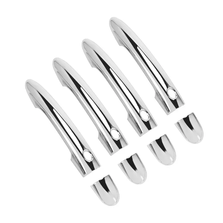 Cubierta cromada para manija de puerta de coche, accesorio embellecedor para Renault Scenic 2 Ii, 2003, 2004, 2005, 2006, 2007, 2008, 2009 - 1