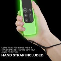 Funda protectora de silicona para Control remoto, carcasa con ranura para AirTag para Apple TV HD/4K (1ª generación), Siri, almacenamiento antipérdida, 2017 - details 6