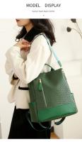 Mochilas de patrón tejidas de cuero suave para bolsos de moda para mujeres y mochilas de gran capacidad para mujeres - details 27