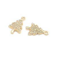 Colgantes de Árbol de Brasso Dorado de 18K Joyería Hazte de Diamantes Falsos y Circonio - details 8