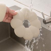 Accesorios de cocina, almohadilla de aislamiento térmico de silicona, posavasos antideslizante antiescaldado, tapete para olla grueso redondo/cuadrado, vajilla, 2 uds. - details 1