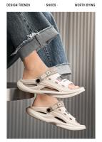 Sandalias de Playa para Hombres 2025 Suela Suave, Estilo Casual, Talla Grande 46 47 - details 10