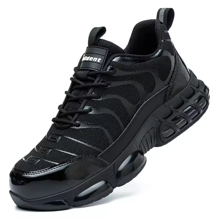 Zapatos De Seguridad Para El Trabajo Con Cojín De Aire Para Hombre Y Mujer, Zapatillas De Trabajo Transpirables, Con Punta De Acero, Calzado Protector De Seguridad Antiperforación, Verano - 1