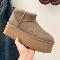 Botas de nieve de lana de diseñador de alta calidad con plataforma de 5 cm cálidas de invierno - details 2