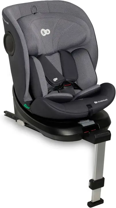 Silla de coche ajustable 360º I-SIZE 40-150 cm Isofix Silla de bebé para niños Negro - 1