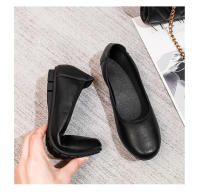 Zapatos de trabajo de mujer negros de suela suave, zapatos profesionales de cuero para trabajo, entrevista, asistente de vuelo, zapatos cómodos antideslizantes, hotel de suela plana, zapatos de herramientas - details 13