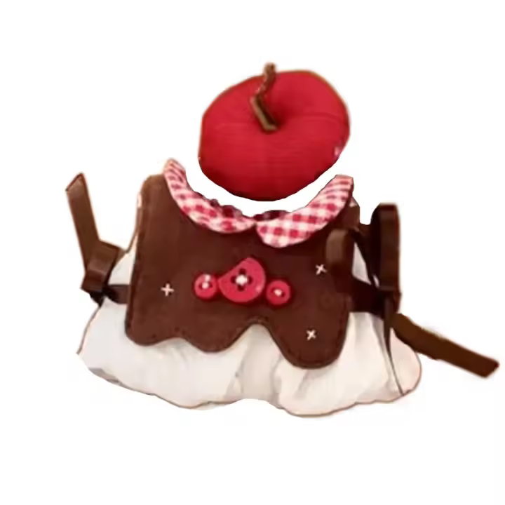 Pastel de frutas, ropa de muñeca de algodón de 10cm, traje súper bonito, ropa para muñeca de 10cm, conjunto de ropa para vestir de muñeca de arándanos encantadores - 1