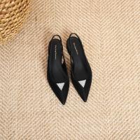 Zapatos planos con punta en punta y tira trasera poco profunda de nuevo estilo - details 14
