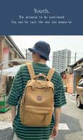 Mochila de lona para hombre y mujer, bolsa de viaje Retro Para chica, Chico, portátil, estudiante, moda escolar, 2023 - details 0