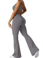 Monos de Yoga de Espalda Descubierta Estilo de Gimnasio Sexy para Mujeres - details 17