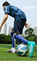 Zapatos de fútbol de entrenamiento para césped con uñas rotas largas y transpirables de caña alta para hombres y mujeres - details 26