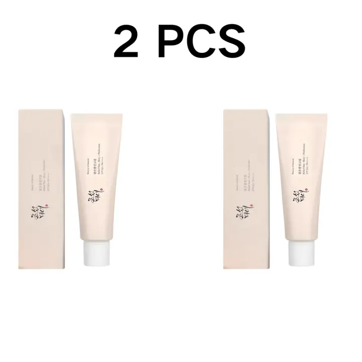 Crema Blanqueadora de Probióticos de Arroz Coreano SPF50+ Bloqueador Solar Dietario para la Piel - 1