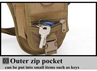 Bolsa de tiro de combate táctico, riñoneras ajustables para senderismo y caza, bolsas cartucheras Molle - details 16