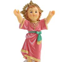 Catholic Sculpture, Religious Figure, Artwork Collection Divine Child Jesus Statue, Resin Tabletop Figure